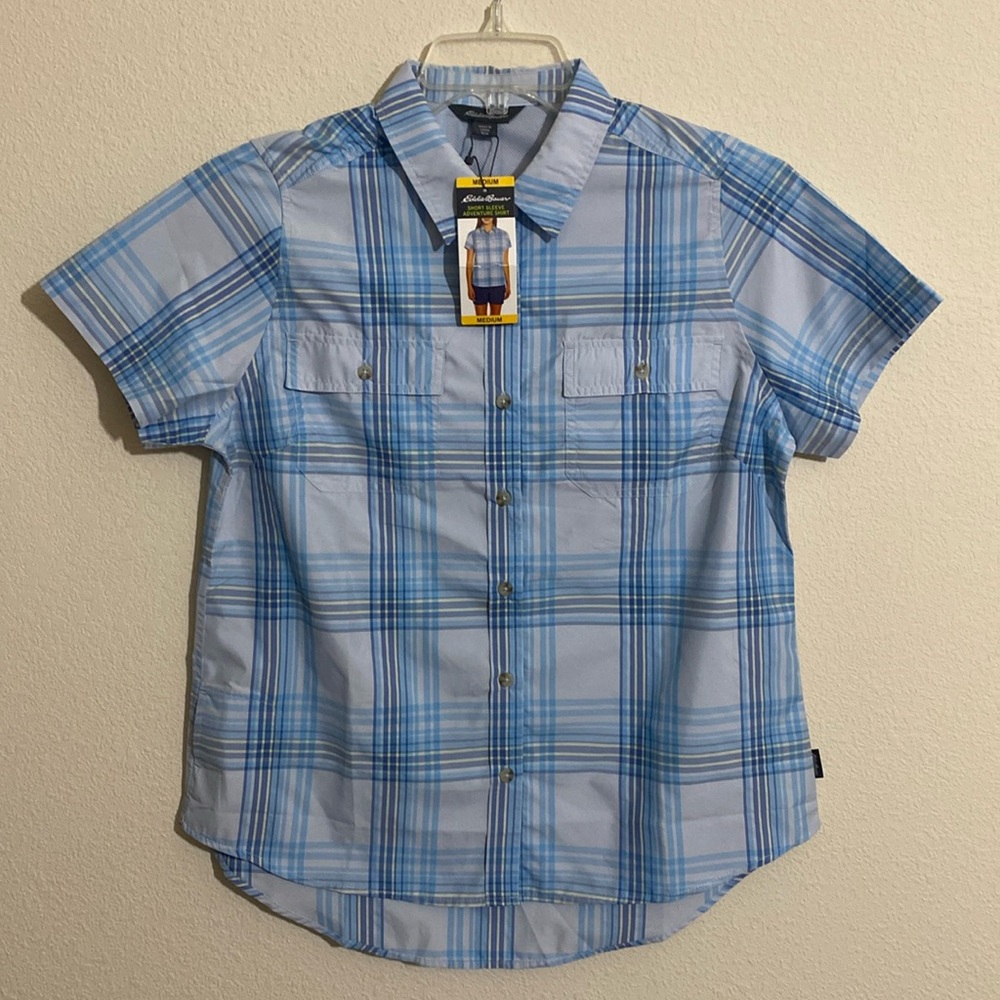 EDDIE BAUER Women's Short Sleeve Adventure Shirts Size M